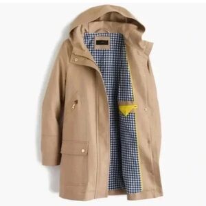 J Crew Chateau Trench Coat Size 2